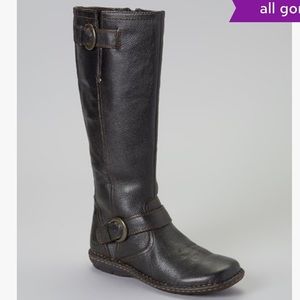 Born Concept Leather Knee High Boots